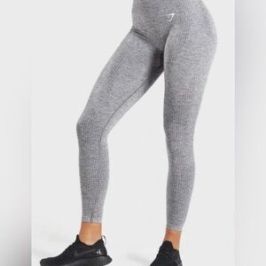 Women’s Gymshark Grey Seamless Leggings - Small
